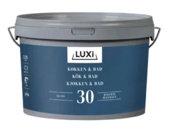 Køkken & Bad 30 vægmaling hvid 2,25 liter - LUXI®