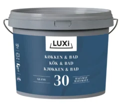 Køkken & Bad 30 vægmaling hvid 4,5 liter - LUXI®