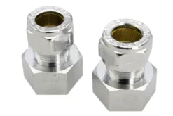 Klemringsmuffe 3/8" x 10 mm 2 stk.