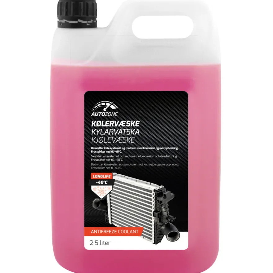Kølervæske rød 2,5 liter - AutoZone®