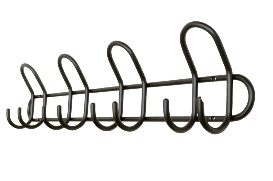 Knagerække P-4 sort 54,5 cm