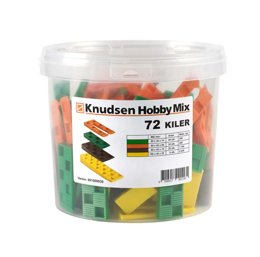 Knudsen Kilen Hobby Mix kiler - 72 stk.