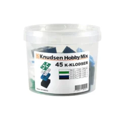 Knudsen Kilen Hobby Mix K-klodser (justérbrik) - 45 stk.