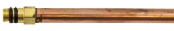 Kobberrør m/gevind 10 x 350 mm
