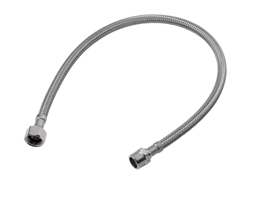 Kombi Flex forlængerslange 50 cm 3/8" nippel x 3/8" omløber