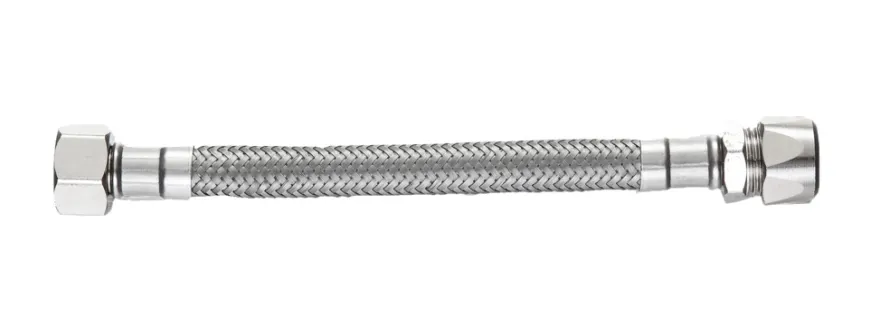 Kombi Flex forlængerslange 25 cm 10 mm x 3/8" omløber