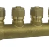 Komplet fordelerrør 4 tilslutninger 3/4" x 15 cm