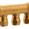 Komplet fordelerrør 3 tilslutninger 3/4" x 15 mm