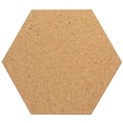 Korkpanel sekskant natur 6 stk.