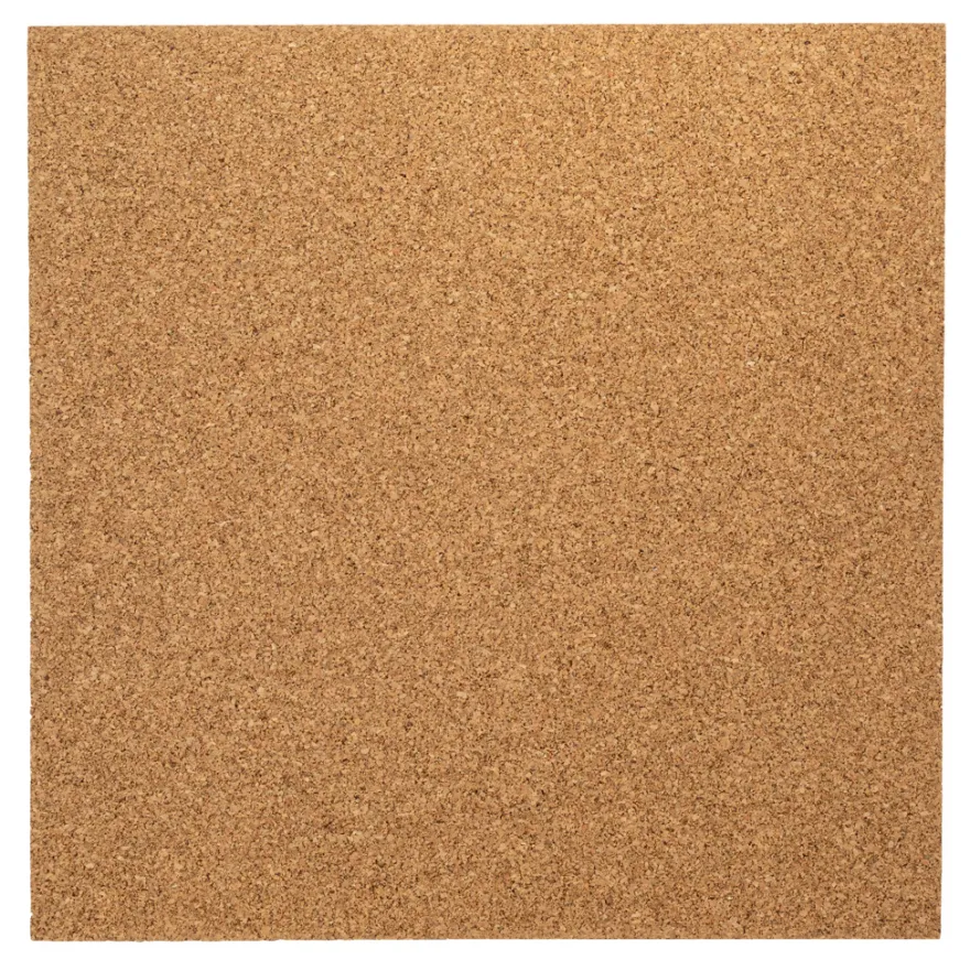 Korkplade m/klæb 500 × 500 × 5 mm 4-pk.