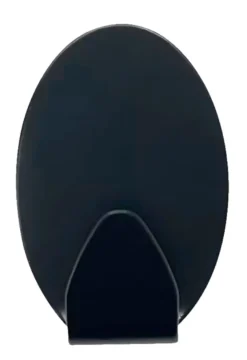 Krog selvklæbende 37 mm sort 3 stk.