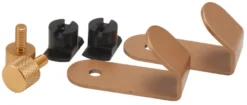 Krog t/akustikpanel 5 x 2,5 cm messingfinish 2-pk.