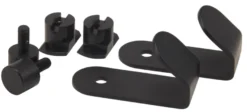 Krog t/akustikpanel 5 x 2,5 cm sort 2-pk.