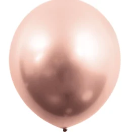 Kromballon 30 cm 4 stk. rose guld