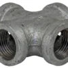 Krydsmuffe galvaniseret 1/2"