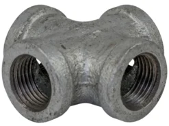 Krydsmuffe galvaniseret 1/2"