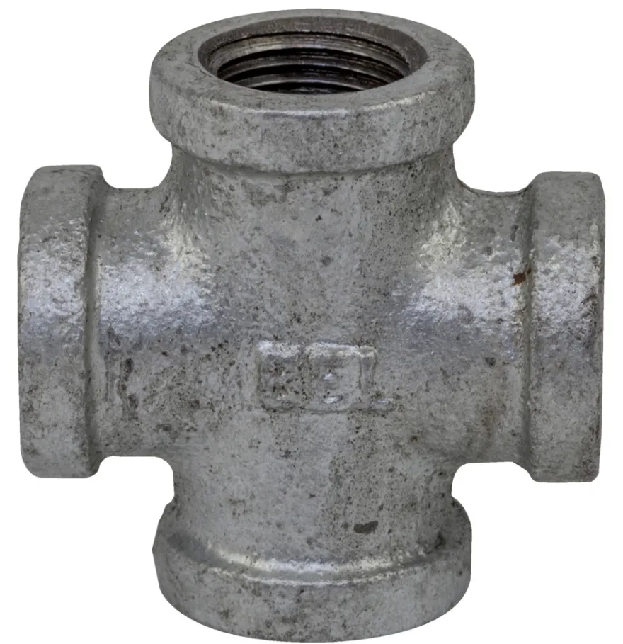 Krydsmuffe galvaniseret 1/2"