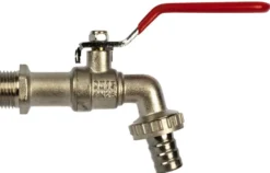 Kugleaftaphane 1/2" L-greb krom