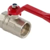 Kuglehane 3/4" muffe/muffe L-greb