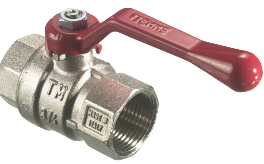 Kuglehane 1/2" muffe/muffe L-greb