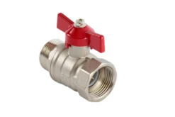 Kuglehane 3/4" muffe/nippel T-greb