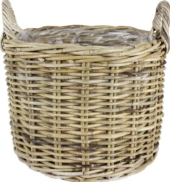 Kurv Isa m/plast Ø45 x H35 cm