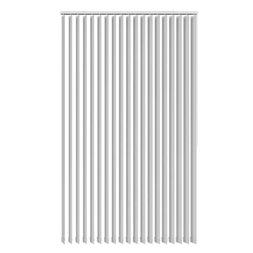 Lamelgardin hvid 200 x 250 cm