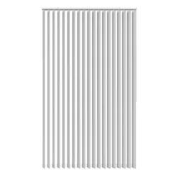Lamelgardin hvid 100 x 250 cm