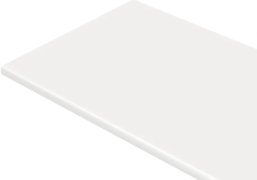 Laminatbordplade hvid 28 mm x 61 x 260 cm