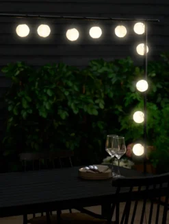 Lanternelyskæde med 10 LED-pærer - Garden®