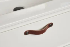 Læderstropper 12,8 cm brun 2-pk.