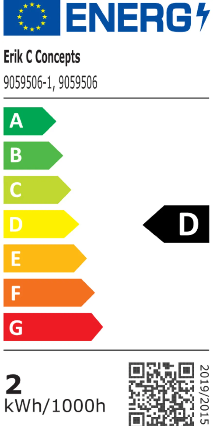 LED-filamentpære 1,8 W E27 2-pk.
