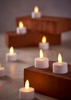 LED-fyrfadslys med 3D-flamme 4 stk. - DAY