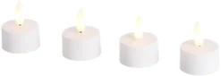 LED-fyrfadslys med 3D-flamme 4 stk. - DAY