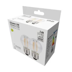 LED-kronepære 2,9 W E27 2-pk.
