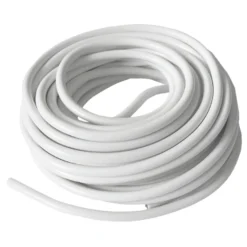Ledning rund hvid 2 x 0,75 mm² 10 meter - Elworks
