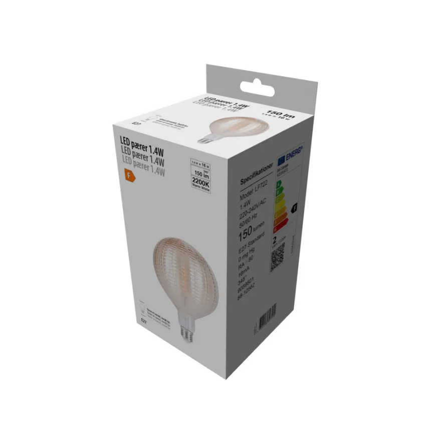 LED-pære Dent Amber 1,4 W E27