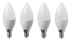 LED-pære kerte E14 4,9 W 4-pk.
