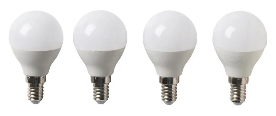 LED-pære krone 4,2 W E14 4-pk.
