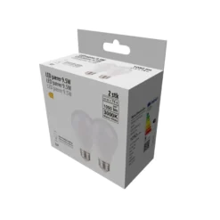 LED-pære standard 9,5 W E27 2-pk.