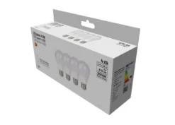 LED-pære standard 4,9 W E27 4-pk.