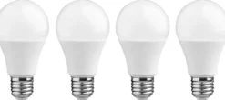 LED-pære standard 4,9 W E27 4-pk.