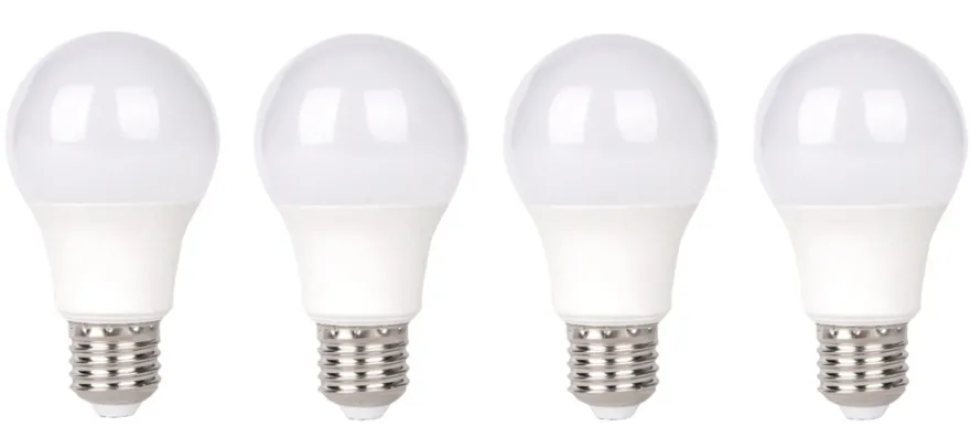 LED-pære standard 7,3 W E27 4-pk.