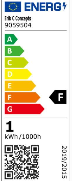 LED-pære Stripes klar 1,4 W E27