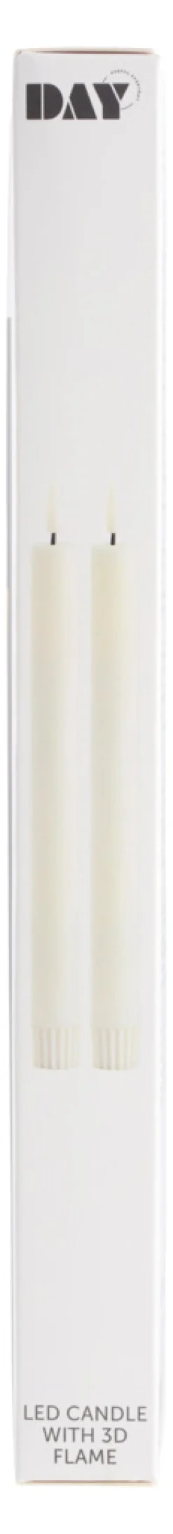 LED-stearinlys middagslys 2 stk. - DAY