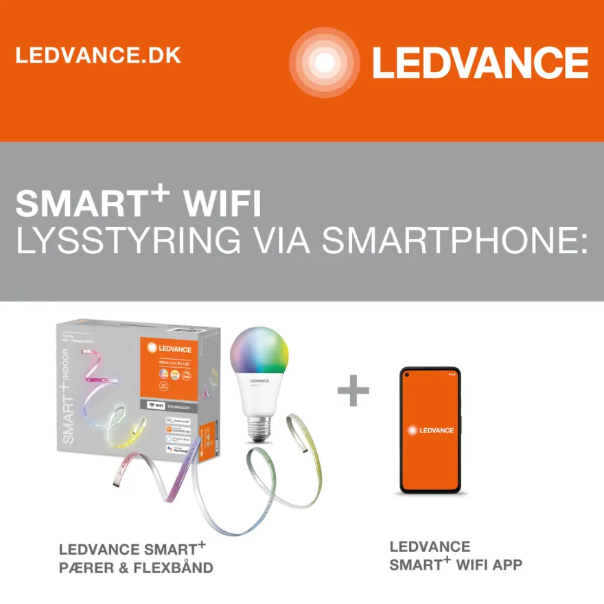 LEDVANCE SMART+ standard pære hvid E27 9 W