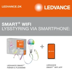LEDVANCE SMART+ standard pære RGBW E27 9 W