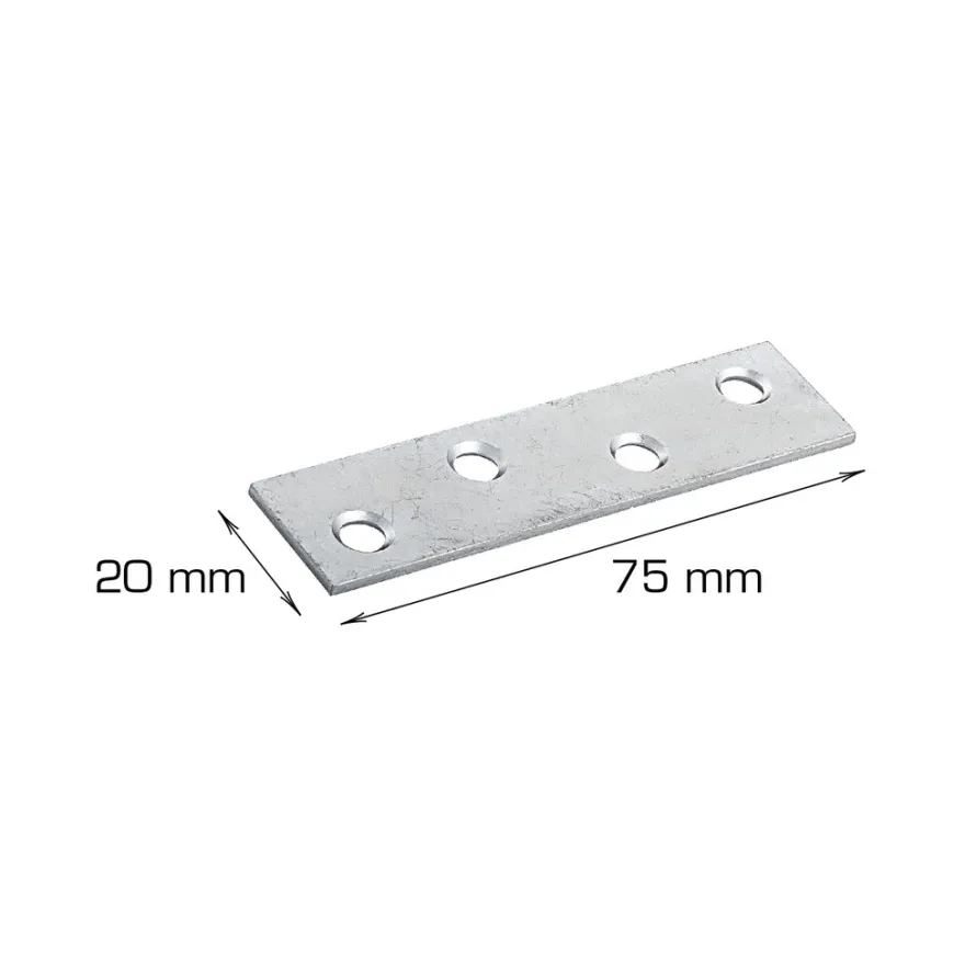 Ligejern 75 x 20 mm 2 stk.