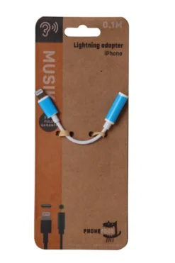 Lightning til mini jack adapterkabel