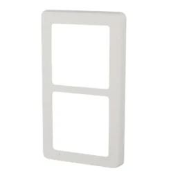 LK FUGA® designramme Base 63 2×1 modul lodret hvid